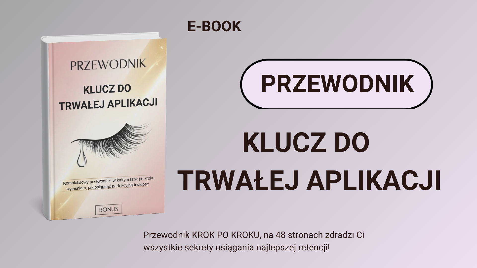 E-book – Przewodnik KLUCZ DO TRWAŁEJ APLIKACJI